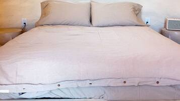 2 soverom og sengetøy