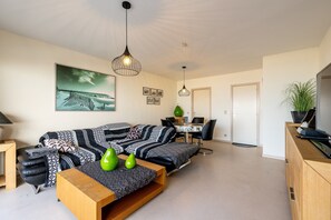Apartment | Living room - Apartment in Blankenberge With Sea View (Blankenberge)