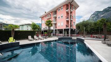 Façana frontal de l'allotjament