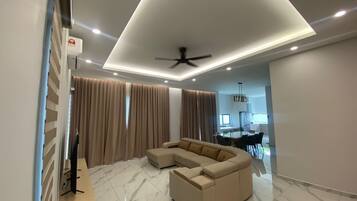 Smart TV, video games, foosball, books