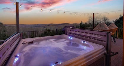 Starlit Haven | Hot Tub, Stargazing Loft, Nature Retreat in PA Wilds
