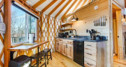 Adventure Abode | Modern Yurt w/ Hot Tub, Bubble Dome + ADA Access