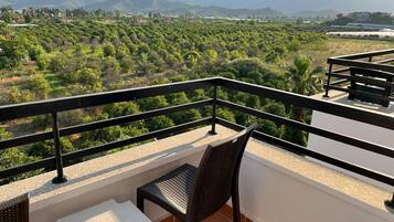 Kamar Double atau Twin Standar, balkon, pemandangan kolam renang | Pemandangan balkon