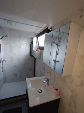 Sèche-cheveux, papier toilette