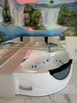Bañera de hidromasaje privada