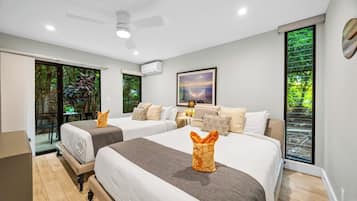 1 bedroom, iron/ironing board, travel crib, WiFi (free)