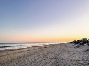 Beach - Low Tide: Surf APT, Clean & Cozy, Walk to Beach, Lake & Park (Carolina Beach)