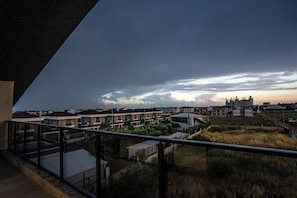 Blick von der Unterkunft