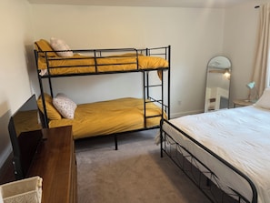 Desk, iron/ironing board, free WiFi, bed sheets