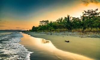 Beach nearby, white sand
