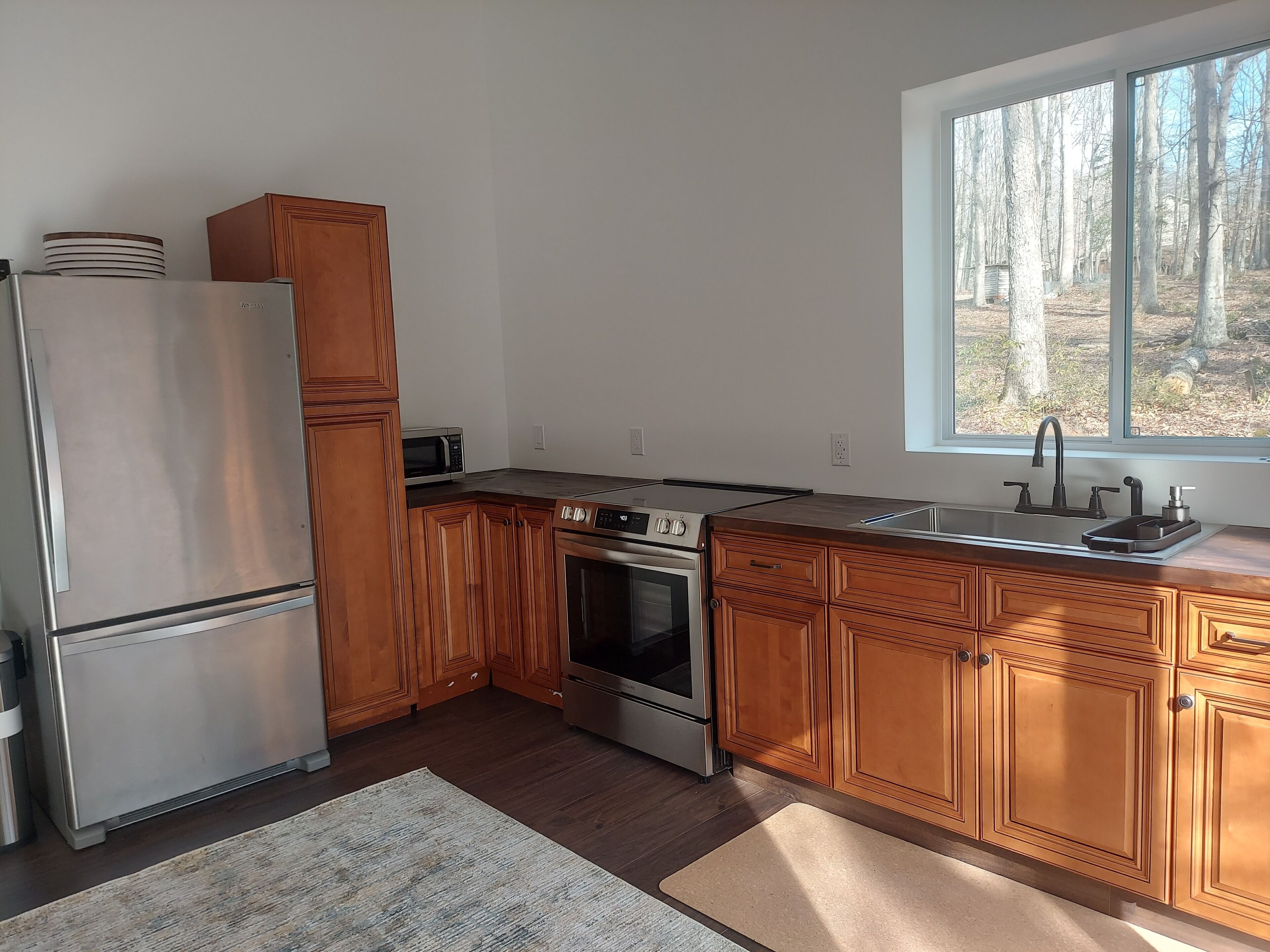 Microwave, oven, stovetop