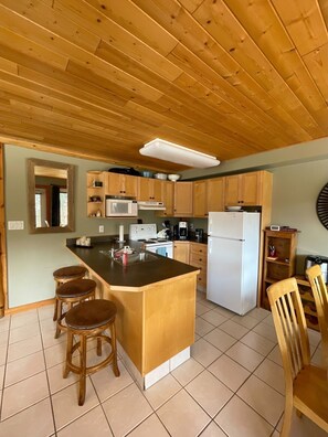 Microwave, stovetop, dishwasher