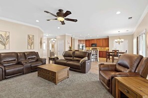 Smart TV, fireplace, offices