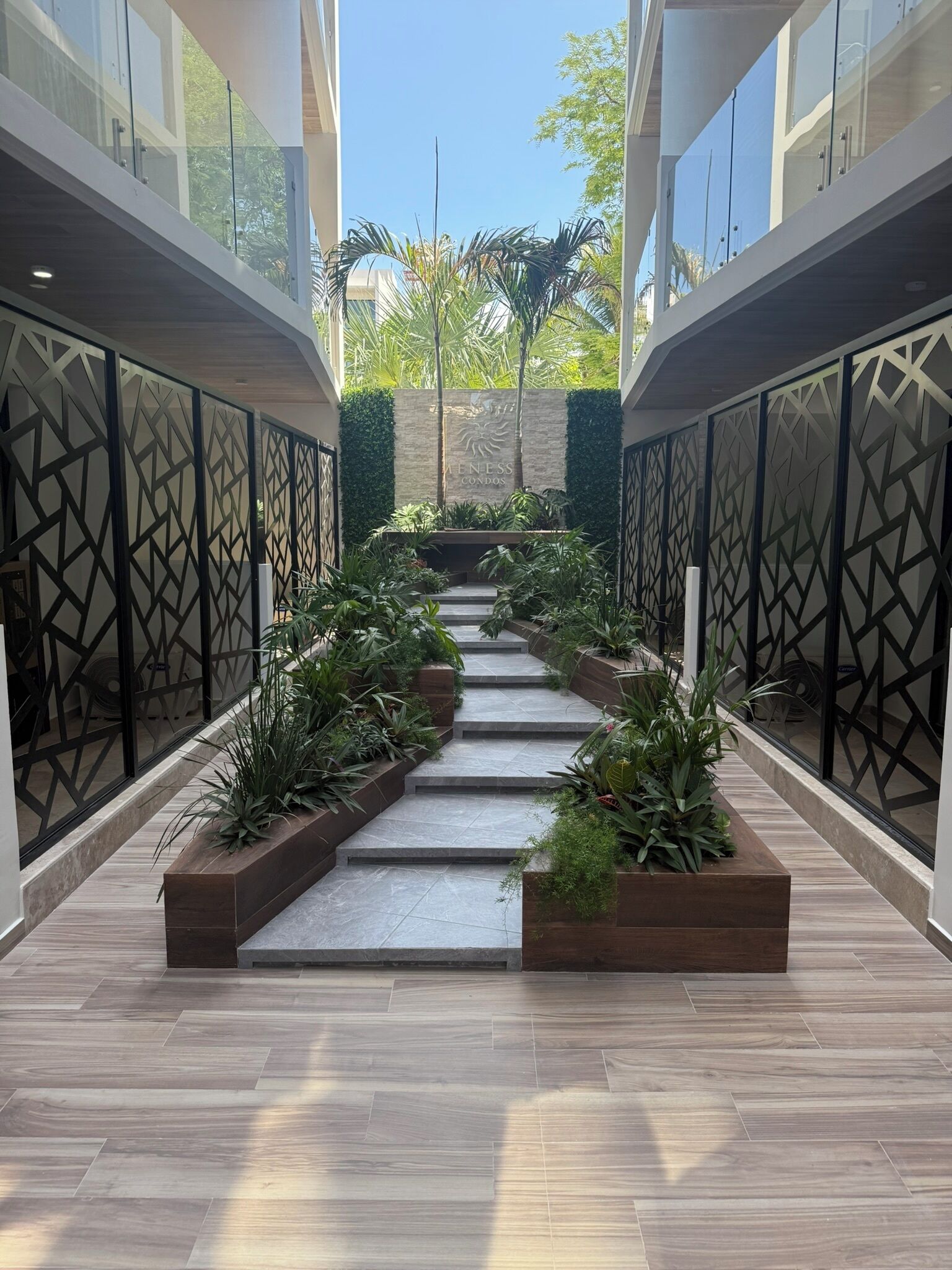 Enceinte de l’hébergement