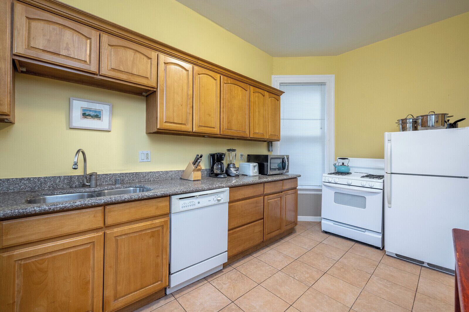 Microondas, horno, parrilla de estufa y lavavajillas 