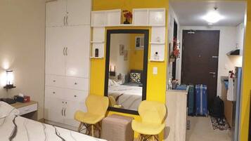 Desk, laptop workspace