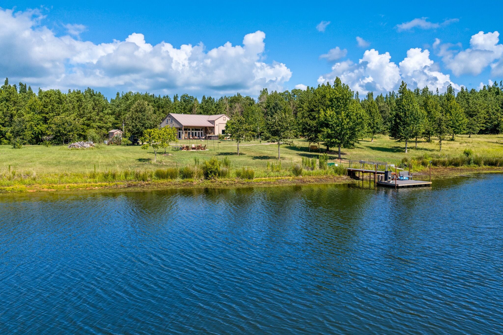 A true retreat surrounded by 300 private acres of East Texas pines.