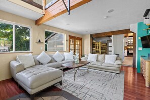 TV connectée, cheminée