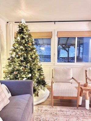 TV connectée, cheminée