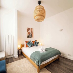 2 quartos, ferros/tábuas de passar roupa, berço de viagem, Wi-Fi