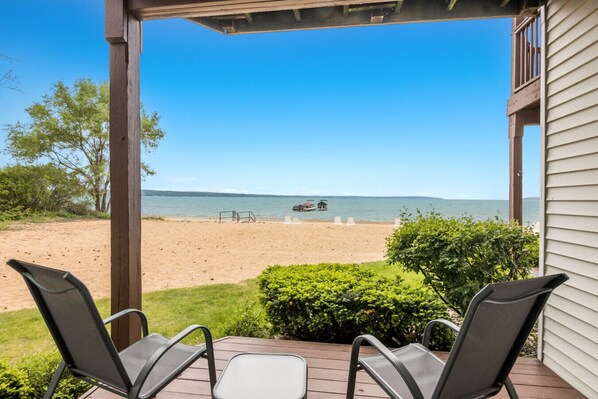 Beach nearby - Beachside Haven 102 |Beachfront Condo |Near Downtown + Tart Trail (Traverse City)
