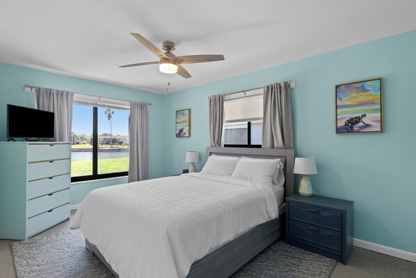 2 bedrooms, iron/ironing board, free WiFi, bed sheets