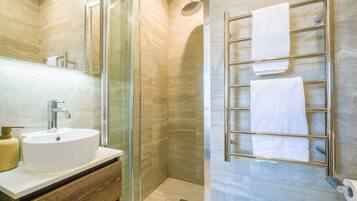 Shower, hair dryer
