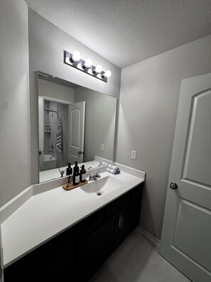 Towels, soap, toilet paper