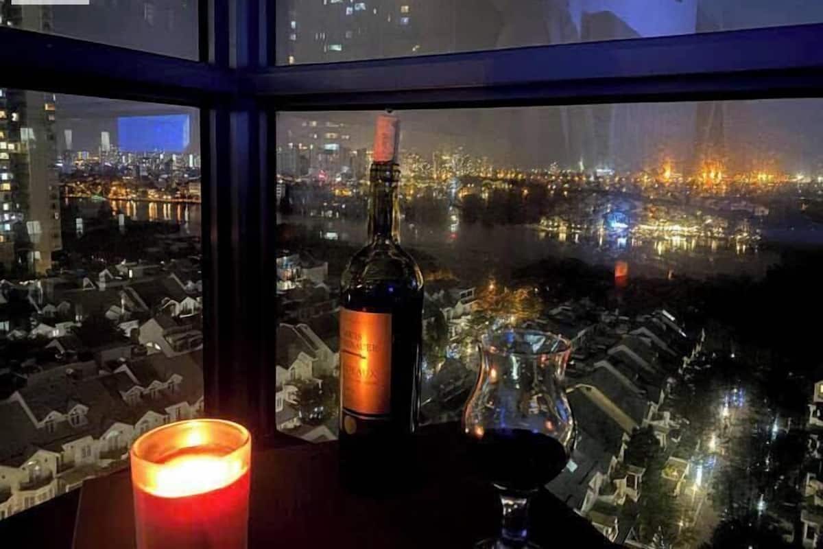 Appartement Deluxe, 3 chambres, non-fumeur, vue sur la ville | Vue du balcon