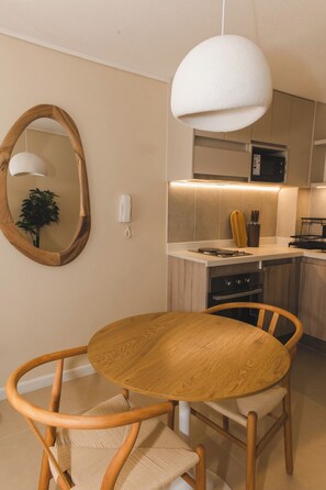 Private kitchen - Japandi style shelter | Ideal design and location (Ñuñoa)