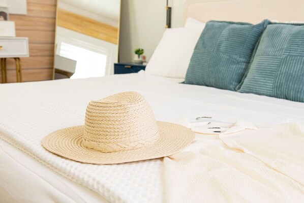 1 bedroom, iron/ironing board, travel crib, free WiFi