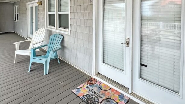 Terrace/patio - Ocean View with Pool and Sundeck (Ocean Isle Beach)