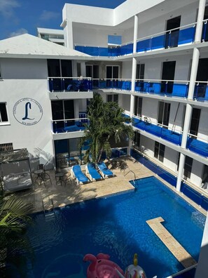 Room, 1 Bedroom, Smoking, Balcony | Pool | Outdoor pool