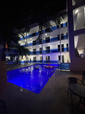 Apartment, 1 Bedroom, Smoking, Balcony | Pool | Outdoor pool