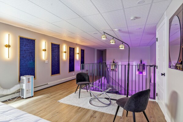 2 bedrooms, iron/ironing board, travel crib, WiFi