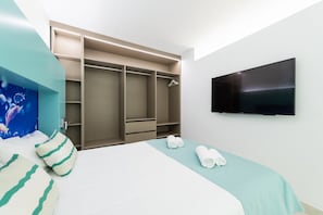 Apartamento | 1 quarto, espaço de trabalho para notebook