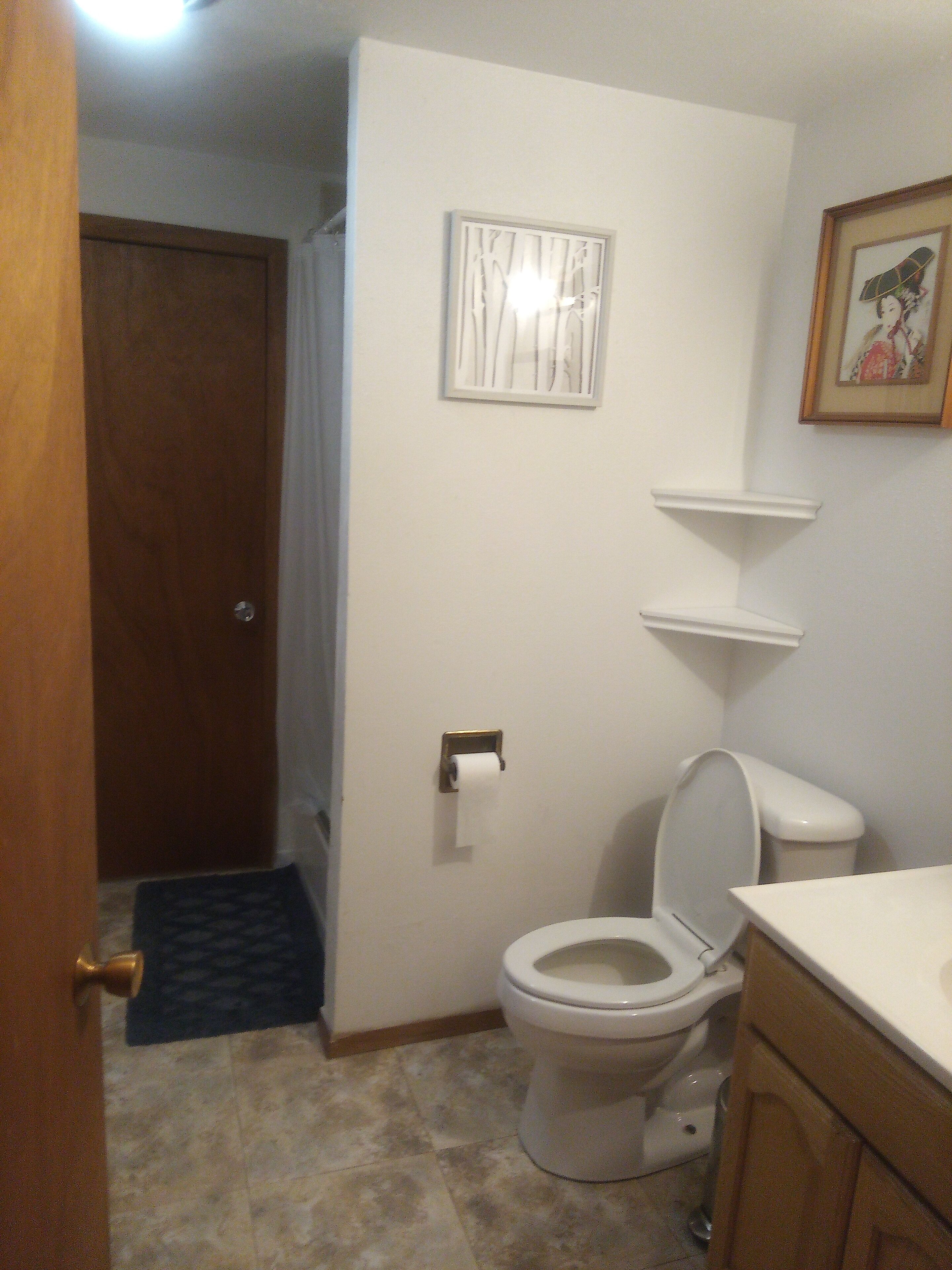Towels, soap, toilet paper