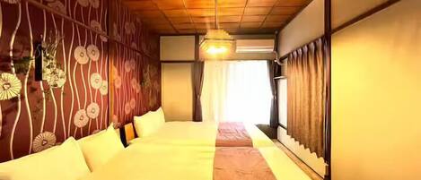Blackout drapes, iron/ironing board, free WiFi