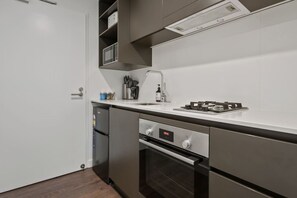 Microwave, oven, stovetop, toaster