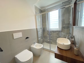 Sèche-cheveux, serviettes fournies, papier toilette