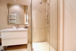 Shower, hair dryer