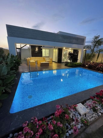 Pool. 2-bedroom villa with private pool and garden