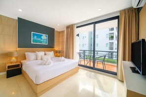 2 Schlafzimmer, Zimmersafe, kostenloses WLAN, Bettwäsche