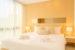 2 bedrooms, in-room safe, free WiFi, bed sheets