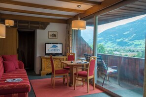 Classic Studio, Balcony, Mountain View | Terrace/patio - Haus Friedrichsburg (Bad Hofgastein)