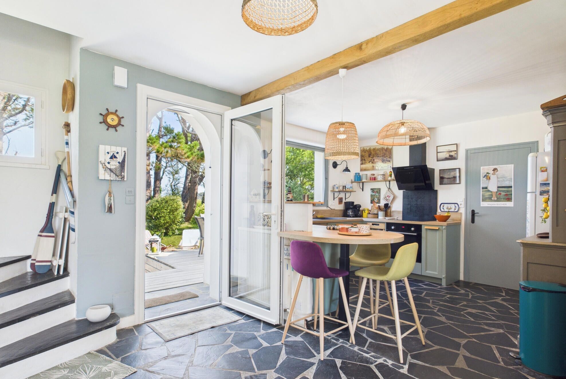 Réfrigérateur, micro-ondes, four, lave-vaisselle