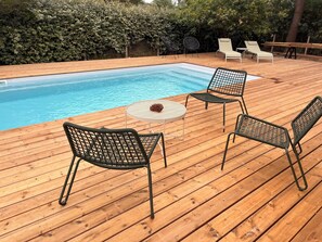 Udendørs pool, opvarmet pool