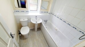 Towels, soap, toilet paper