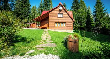 Wonderful 4-bedroom chalet in Oravice-Vitanová named Chata/Challet Bobík