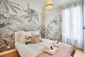 อพาร์ทเมนท์ | 1 ห้องนอน, เตารีด/โต๊ะรีดผ้า, ผ้าปูที่นอน